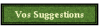 Vos Suggestions